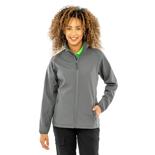 Moteriška Result R901F 2 sluoksnių Softshell striukė - L, Workguard Grey image 2
