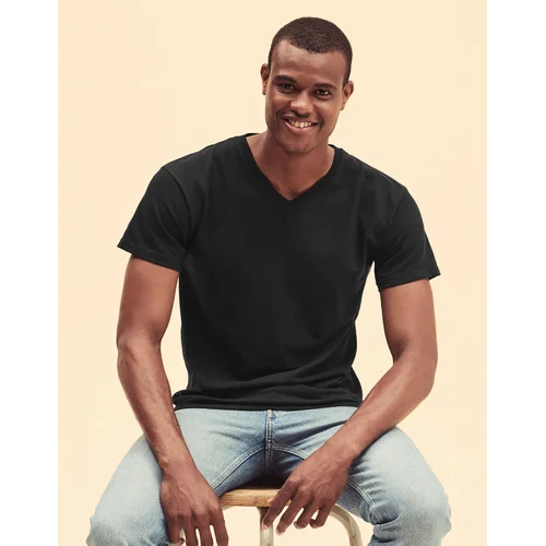 Vyriški marškinėliai Fruit of the Loom Original V-Neck 109.01 - S, Deep Navy image 2