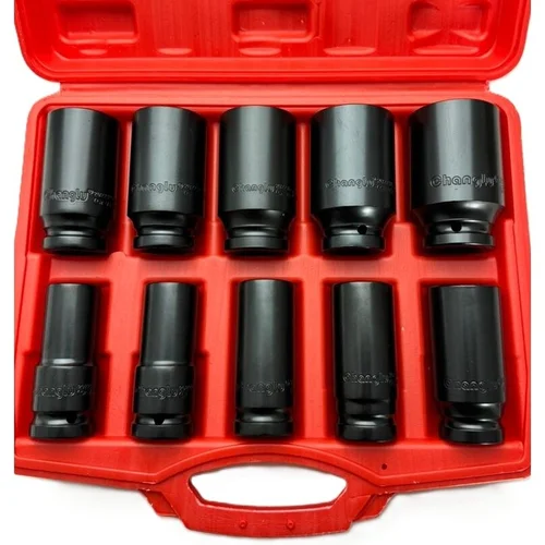 CHANGLU TOOLS 3/4" Prailgintų smūginių galvučių rinkinys 19–41 mm image 2