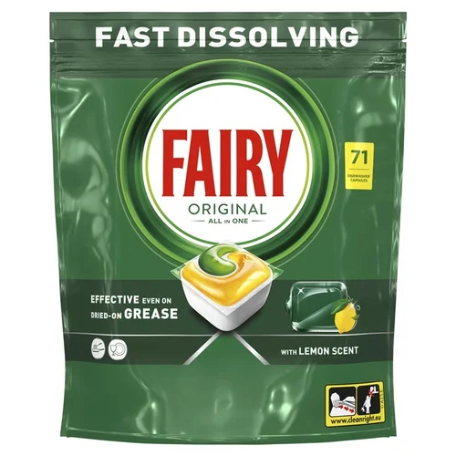 Fairy All in One Lemon Indaplovių kapsulės, 71 vnt. image 2