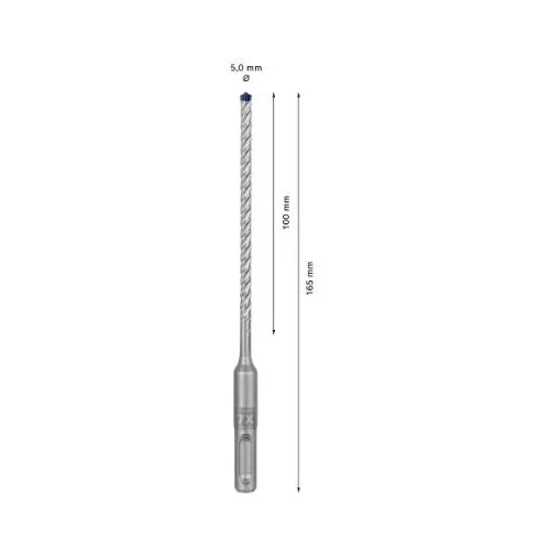 Bosch SDS-plus Grąžtas betonui 5×100×165 mm image 3
