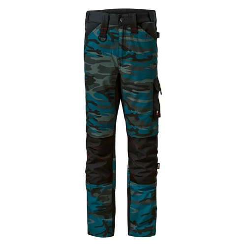 Malfini W09 vyriškos darbo kelnės 56 camouflage petrol image 2