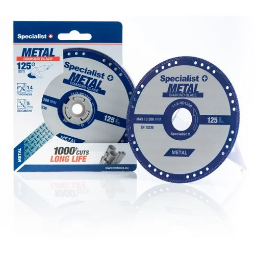 Metalo pjovimo diskas SPECIALIST+, 125x1,4x22,23mm image 1