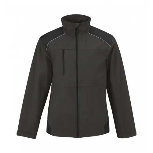 B&C JUC42 Shield Softshell PRO Striukė 4XL Dark Grey image 3