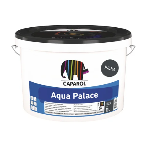 CAPAROL Aqua Palace Dažai medienai, 10 l Pilka image 1