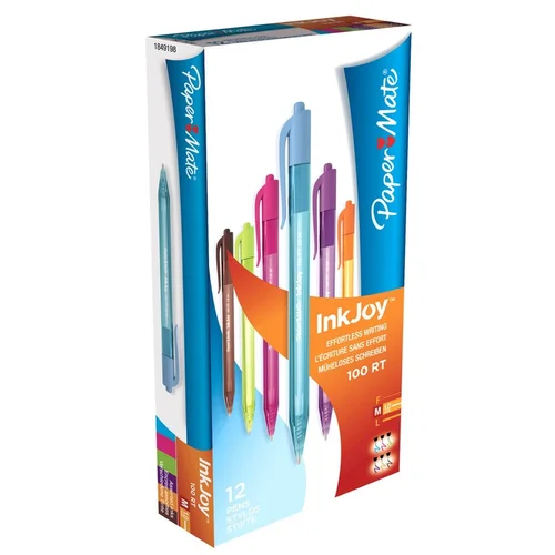 PaperMate InkJoy trikampio formos rašiklis juodos spalvos, M (0,7 mm) image 3