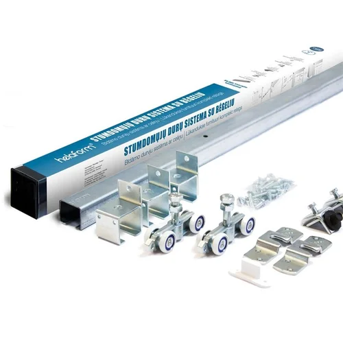 Helaform 20506/K-075 bėgių komplektas stumdomoms vidaus durims, 2 m image 1