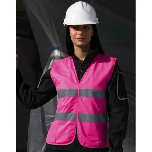 Result R334F Moteriška signalinė liemenė Hi-Vis 2XL Fluorescencinė rožinė image 2