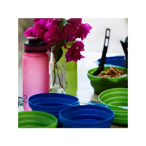 Lifeventure Silicone Ellipse FlexiMug 350 ml – Tamsiai pilka image 3