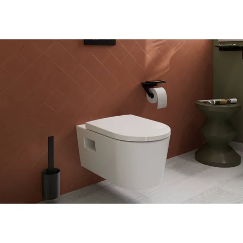 Hansgrohe WallStoris WC šepetėlio ir laikiklio komplektas, 27927670, Juodas matinis image 2