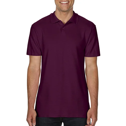 Vyriški Gildan 64800 polo marškinėliai trumpomis rankovėmis, S, Maroon image 3