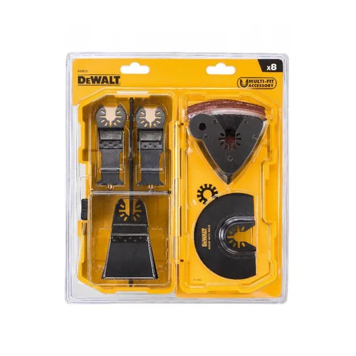 DeWalt DT20731-QZ Daugiafunkcinio įrankio priedų rinkinys, 8 vnt image 1