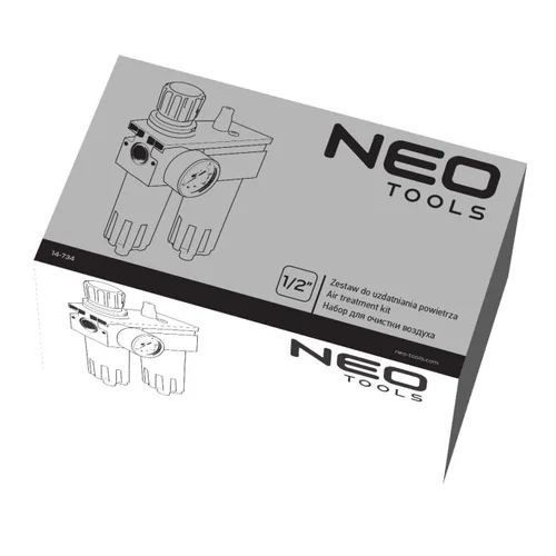 Neo Tools Išleidimo filtras 14-734, 1/2 colio sriegis, metalinis image 3