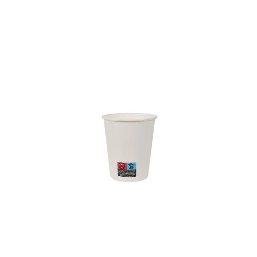 Algon popieriniai vienkartiniai puodeliai 200 ml, 25 vnt, balta sp. image 1