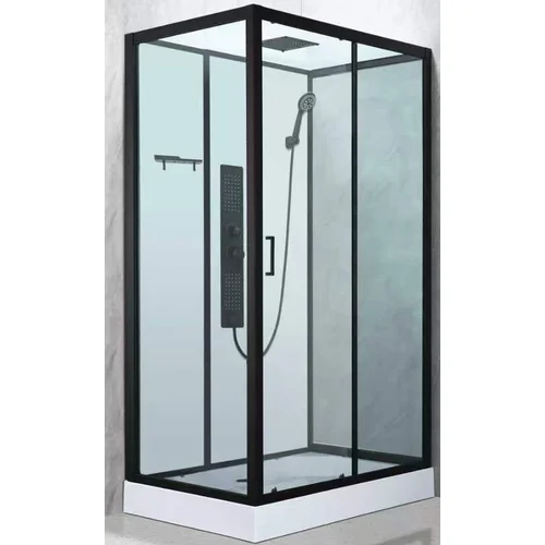 Verona R18 dušo kabina 1200x800x2100 mm Pilka image 1
