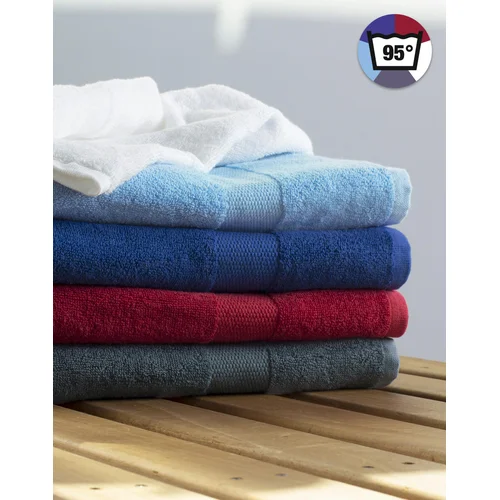 Vidutinis TO5002 šukuotos medvilnės rankšluostis 500 g/m² - One Size, Snowwhite image 3