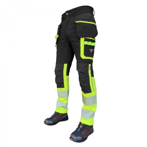 Kelnės Pesso JUPITER KD175_HVG Ripstop stretch, juoda/geltona - 48 image 1
