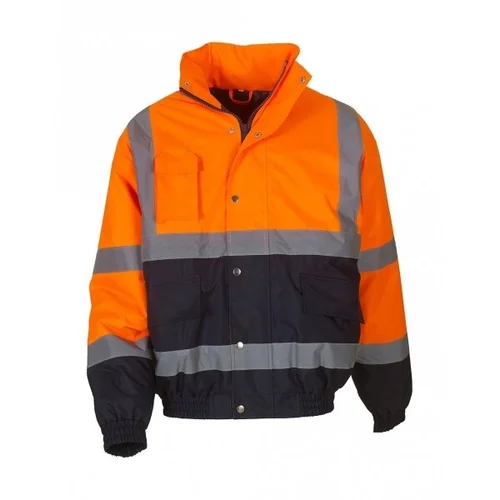 YOKO HVP218 darbo striukė, dviejų spalvų, M, Fluo Orange/Navy image 3