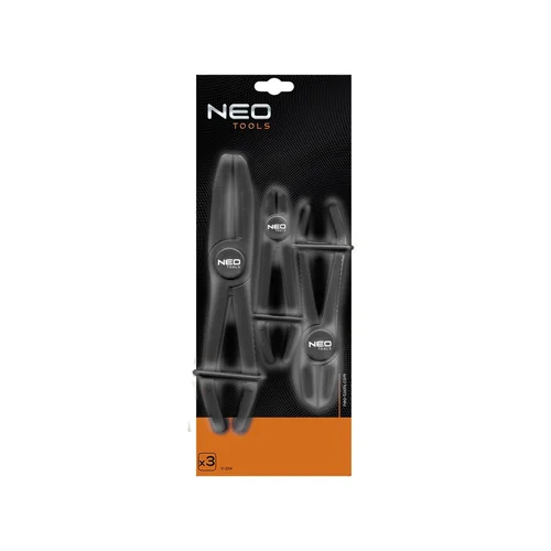 NEO 11-224 užspaudimo replės rinkinys, 3 vnt, plastikinės image 2