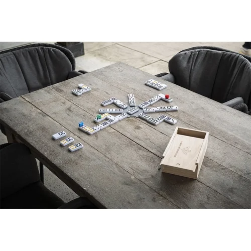 Domino Mexican Train Double 9, medinėje dėžutėje, 55 kauliukai image 3