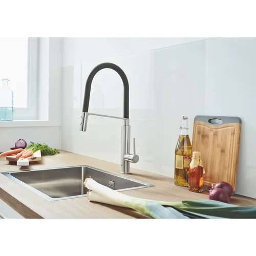 Grohe Feel 31489DC0 Virtuvės maišytuvas Matinio nerūdijančio plieno image 3