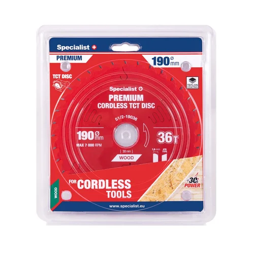 Specialist+ Pjovimo diskas 190x36Tx30mm, Cordless PREMIUM SPECIALIST+ image 1