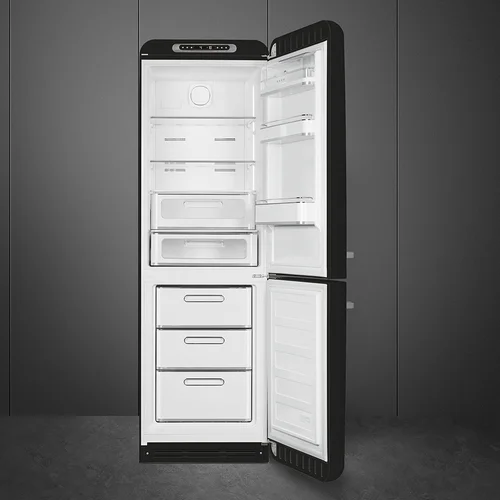 Smeg FAB32RBL6 juodas dviejų durų šaldytuvas 331 L image 3