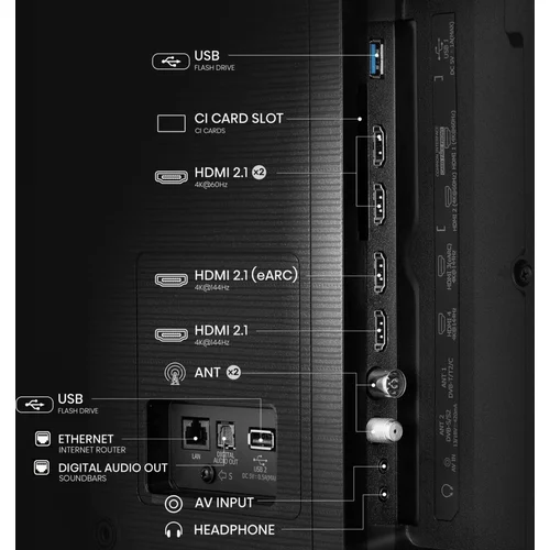 Hisense 65E7Q PRO QLED televizorius image 3