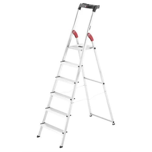 Hailo L60 Kopėčios, 6 pakopų, vienpusės, 328 cm image 1
