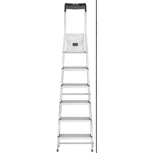 Hailo L60 Kopėčios, 6 pakopų, vienpusės, 328 cm image 2