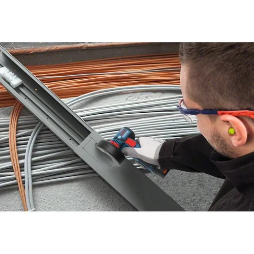 Bosch GWS 12V-76 V-EC Professional akumuliatorinis kampinis šlifuoklis image 3