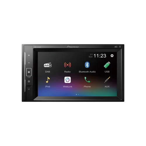 Pioneer DMH-A240DAB Multimedija 2 DIN, 6,2 colio LED ekranas image 1