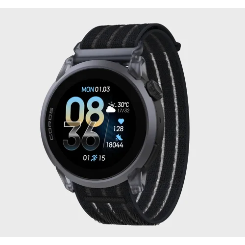 COROS PACE 4 GPS sportinis laikrodis juoda Crystal nailoninė apyrankė image 2