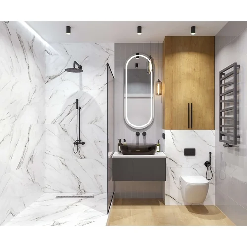 Golden Tile Marmo Roma White 60x60 cm image 2