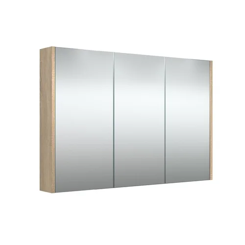 Raguvos Baldai SERENA veidrodinė spintelė 100 cm Pilkas ąžuolas 1400710 image 1