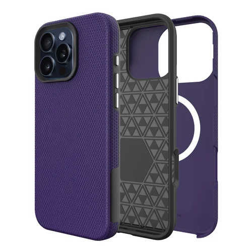Perfectionists Triangle Mag Case Apple iPhone 14 Pro violetinis image 1