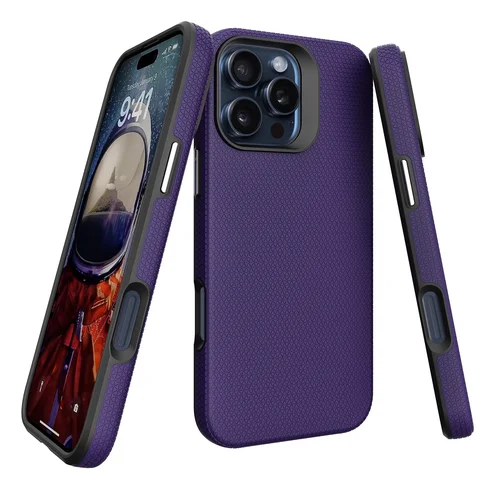 Perfectionists Triangle Mag Case Apple iPhone 14 Pro violetinis image 3