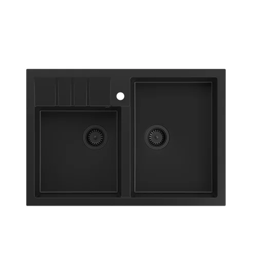 Quadron BILL 120 HCQB9062U7_BLM, 900x620x195 Juoda plautuvė image 1