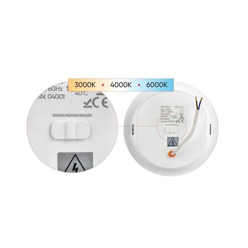 LED Line MOLLY įmontuojamas šviestuvas 18W 3000–6000°K image 3