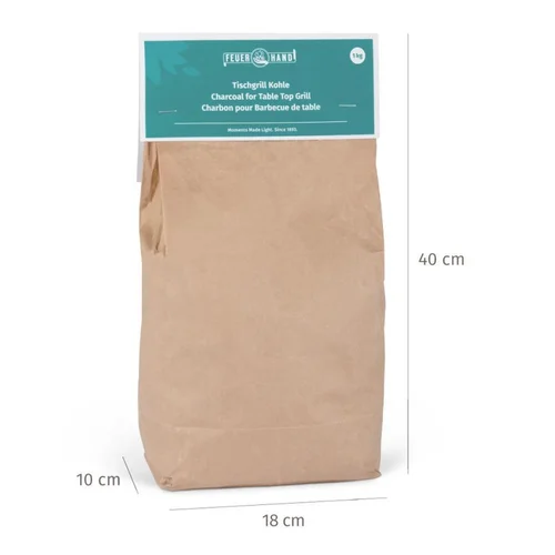 Feuerhand Kietmedžio anglys 1 kg kepsninėms image 3