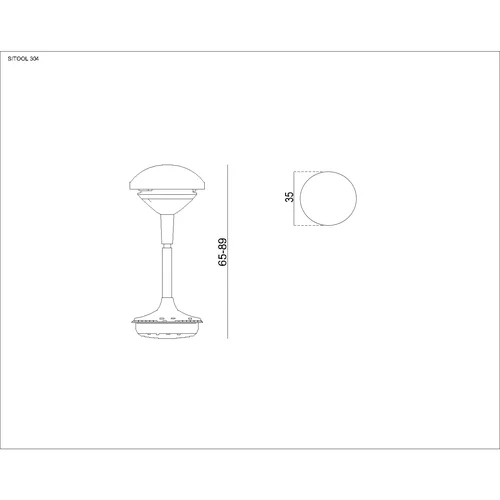 Kėdė Unique SITOOL 304 (spalvą galima pasirinkti) - Medaus image 2