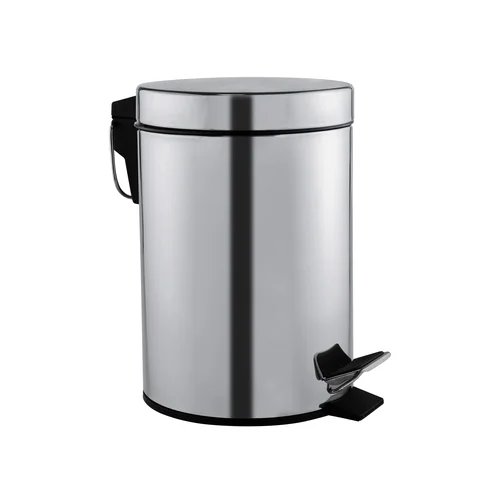 MEDICLINICS PP1321CS Apvali Šiukšlių Dėžė Su Pedalu, 20 L, Satinas image 2