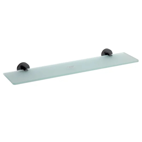 Sapho X-ROUND XB600 stiklinė lentynėlė Juoda image 1