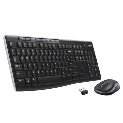 Logitech MK270 Wireless Combo Belaidė klaviatūra + pelė, US Int, Juoda image 2