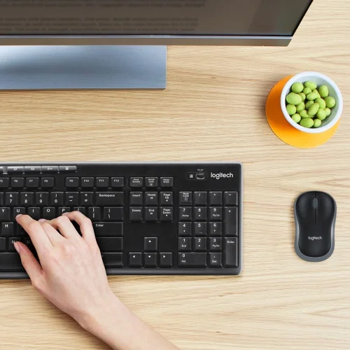 Logitech MK270 Wireless Combo Belaidė klaviatūra + pelė, US Int, Juoda image 3