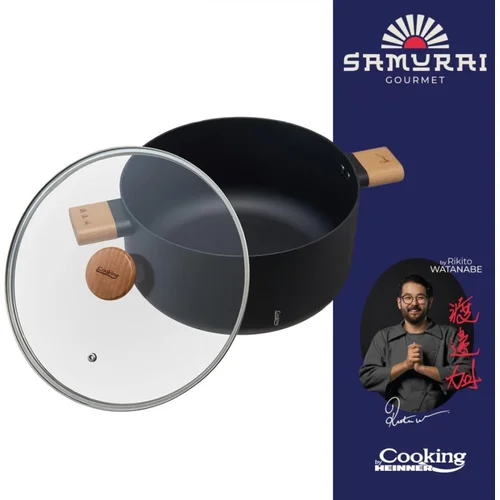 HEINNER Samurai Gourmet Puodas aliuminio su keramikos danga 5.3 L image 3