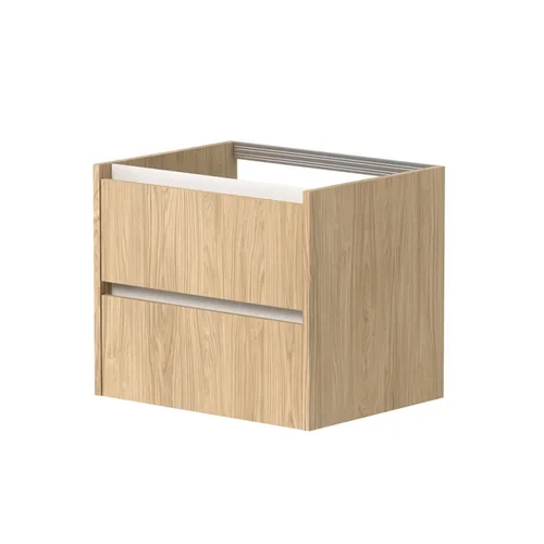 Kame City Spintelė po praustuvu BU/6-3DR/35P3, 60 cm, Šviesus ąžuolas image 1