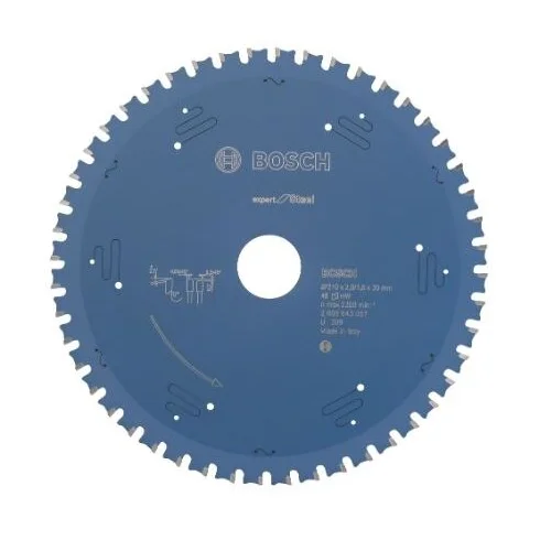 Bosch Expert for Steel 210x2x30,0 mm Z48 diskinis pjovimo diskas image 1