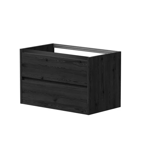 KAME CITY spintelė po stalviršiu BUC/8-3DR/1P2, 80 cm, Juodas ąžuolas image 1