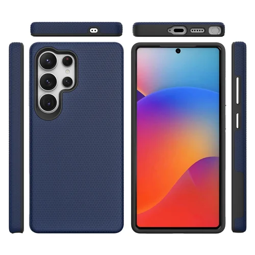 Dėklas Perfectionists Triangle Case Samsung S938 S25 Ultra tamsiai mėlynas image 3
